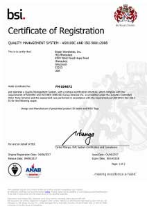 AS9100C Certificate