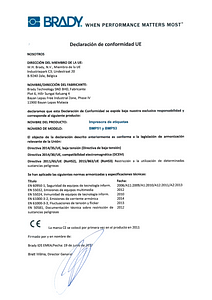 BMP51 BMP53 - EU Declaration of Conformity (Spanish)