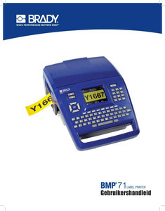 BMP71 Labelprinter gebruikershandleiding