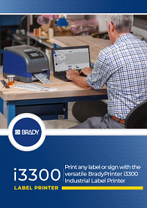 BradyPrinter i3300 Industrial Label Printer - Brochure (English)