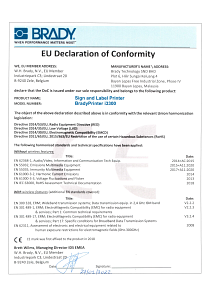 i3300 Printer -- EU Declaration of Conformity
