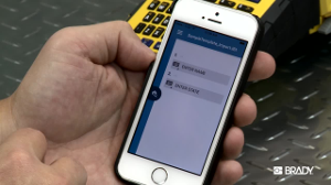 Brady Text Labels Mobile App