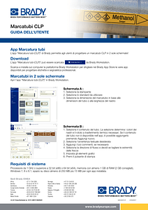 App “Marcatura tubi (CLP)” - Guida dell'utente