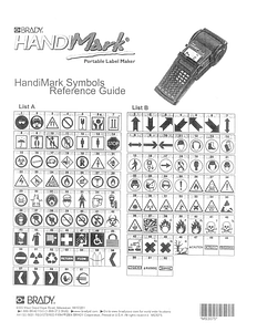 HandiMark Printer Symbols Guide