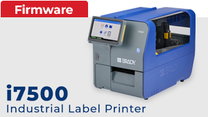 i7500 Industrial Printer Firmware Upgrade