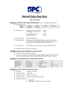 Safety Data Sheet SDS-Sorbent Industrial Rugs