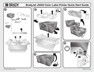 J5000 Color Label Printer Quick Start Guide