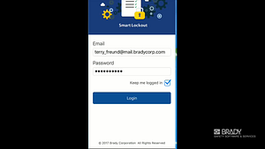 LINK360 Smart Lockout App Login
