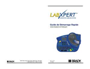 LabXpert Quick Start Guide - French