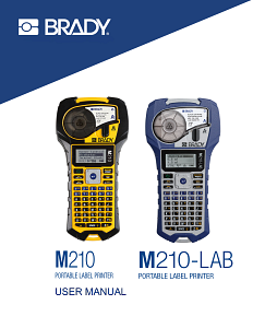 M210 and M210-LAB User Manual