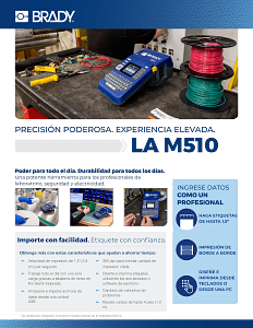 Hoja informativa de la M610