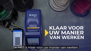 M611 LABELPRINTER - Introductievideo (Nederlandse ondertiteling)