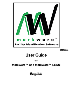 Markware 3.7 & Markware LEAN 3.7 User Guide