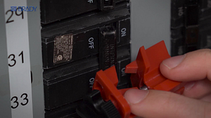 Electrical Lockout Tagout Kit with Nylon Safety Lockout Padlocks in ...