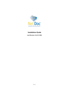 NetDoc Installation Guide