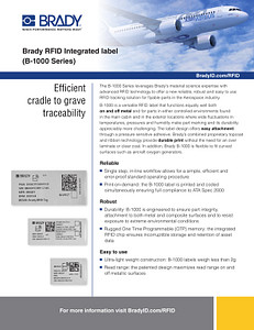 RFID B-1000 Informational Sheet US