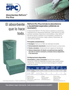 Hoja informativa de los absorbentes ReForm Pro