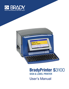 S3100 Printer User Manual in English