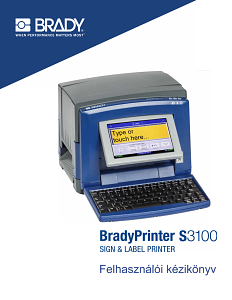 BradyPrinter S3100 Manual