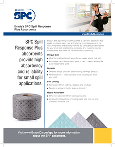 Spill Reponse Plus Absorbents Informational Sheet