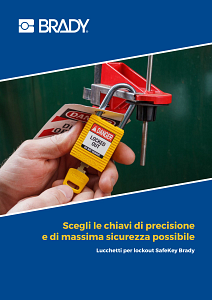 SafeKey Lockout Padlocks brochure in Italian