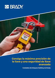 SafeKey Lockout Padlocks brochure in Spanish