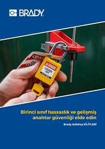 SafeKey Lockout Padlocks brochure in Turkish