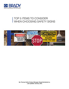 Safety Signs 5 Considerations Guide