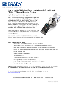 B-593 for TLS 2200 Installation Instructions