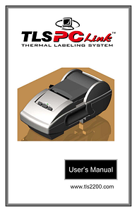 TLS PC Link Thermal Transfer Printer Manual