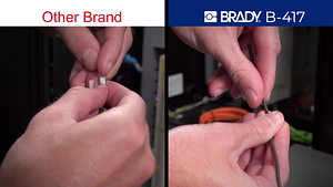 B-417 High Adhesion Labels stick where others can't