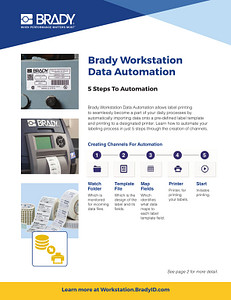 Workstation Data Automation - 5 Steps to Automation Informational Sheet