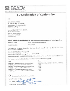 Wraptor - EU Declaration of Conformity