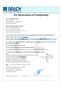 Wraptor A6500 - EU Declaration of Conformity