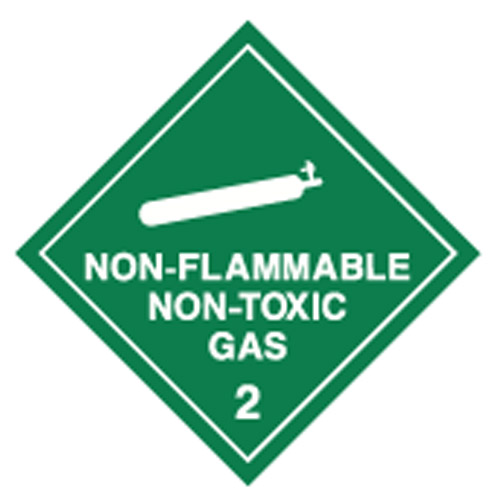 Dangerous Goods Labels & Placards NonFlam NonToxic Labels