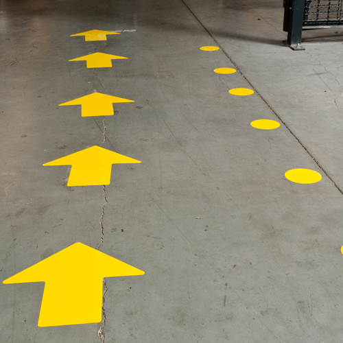 Floor Arrows Toughstripe Floor Markers 50mm