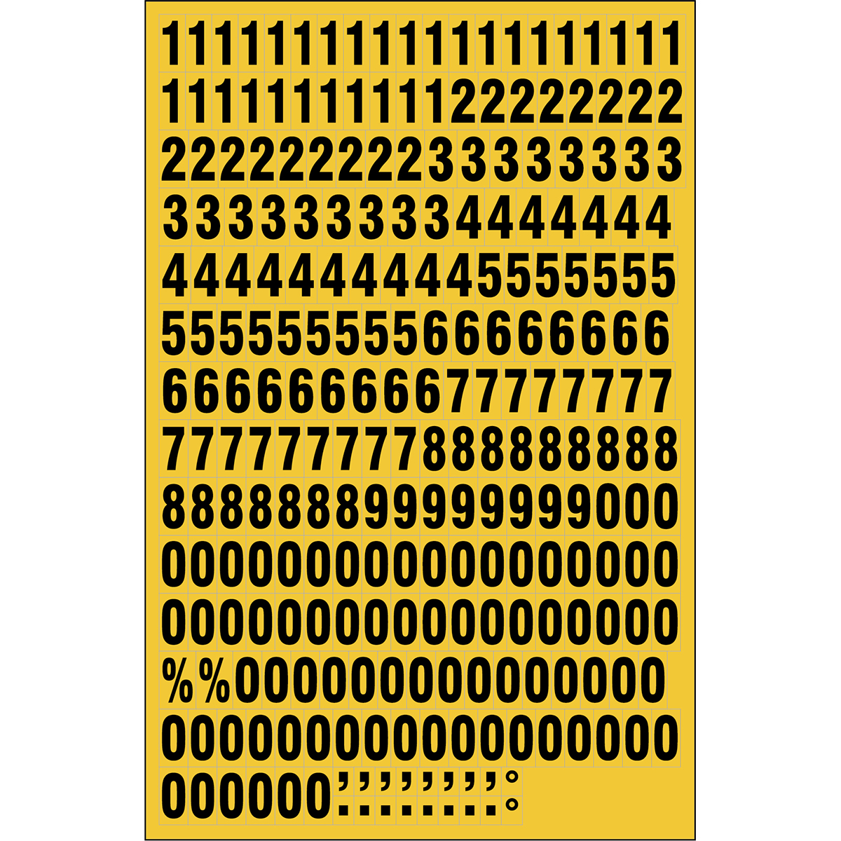 Af en toe schipper Bemiddelen Brady Part: 224063 | Magnetische cijfers en letters op vel | Brady.nl