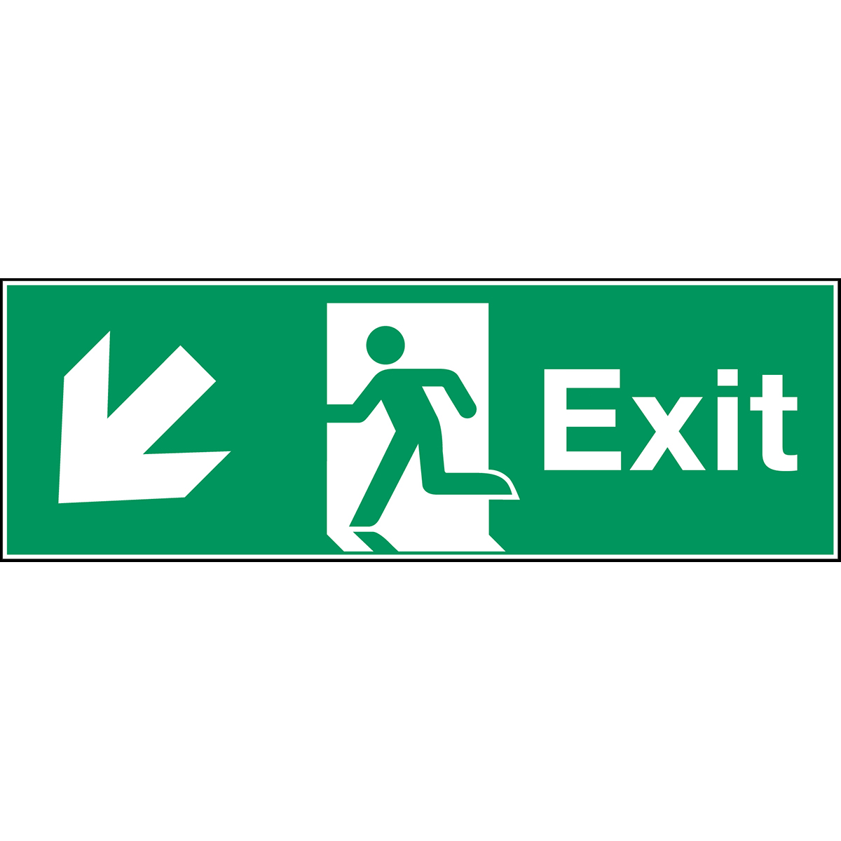 Glow-in-the-dark safety sign - Brady Part: 830943 | Brady | Brady.eu