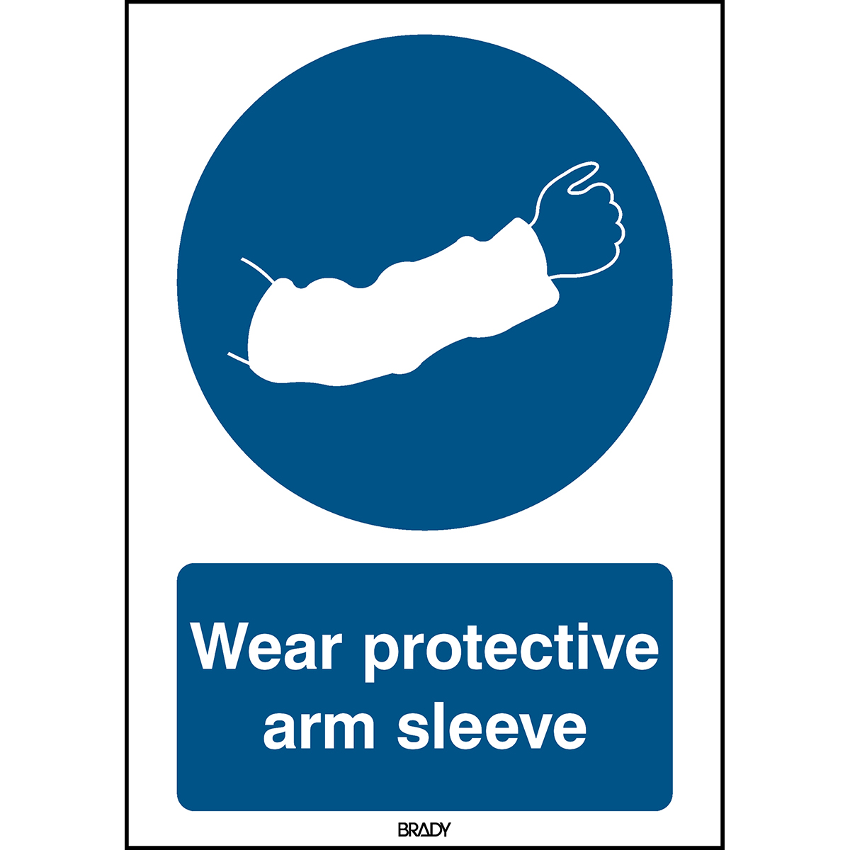 Wear Protective Clothing Mandatory - ISO Floor Sign