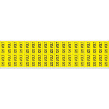 Brady Part: 244731 | Conduit & Voltage Markers - 220 VOLT | www.brady.eu