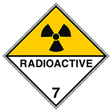 Brady Part: 223571 | Transport Sign - ADR 7DA - Radioactive 7DA | Brady ...