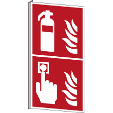 ISO Safety Sign - Fire Extinguisher & Fire Hose Reel - Brady Part ...