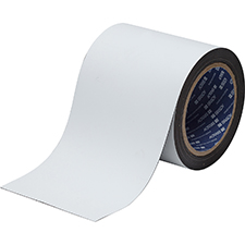 Brady JPC 4000 2595 SC Inkjey Vinyl Roll Labels, 2" Core, White, 4" X