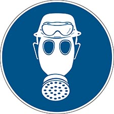 slepen Beperkt praktijk Gebodspictogram - Dragen van helm, gasmasker en zuurbril verplicht - Brady  Part: 222835 | Brady | Brady.nl