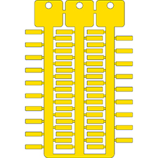 Etichette avvolgenti per fili e cavi - 1 x 1.25 cm #EBA-118NOT