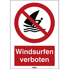 ISO Sicherheitskennzeichnung - Keine Surf-Fahrzeuge main image 0