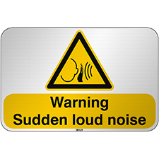 loud noise warning