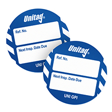 Unitag Insert - Next Inspection Date Due | Brady | Brady.eu
