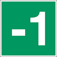 Evacuation signboard – Level -1 - Brady Part: 222811 | Brady | Brady.eu