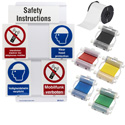 B30-serie kit met verharde inschuifborden voor veiligheidspictogrammen